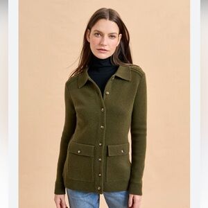 La Ligne Forest Green Utility Jacket